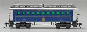 1890s-Era Wooden Coach (Assembled) Baltimore & Ohio HO Scale Model Train #719525