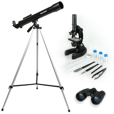 Celestron Telescope, Microscope & Binocular Science Kit
