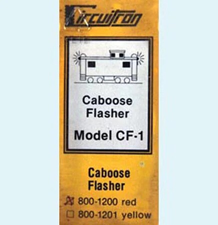 Circuitron Caboose rear flasher red (CF-1) Model Railroad Lighting Accessory #1200