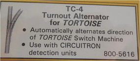 Circuitron TC-4 Tortoise Direction Alternator Model Railroad Electrical Accessory #5616
