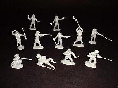 Toy-Soldiers Alamo Texan Defenders (12) Plastic Model Military Figure 1/32 Scale #111