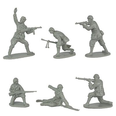 Toy-Soldiers WWII Italian Infantry (12) Plastic Model Military Figure 1/32 Scale #135