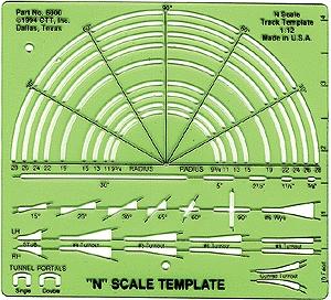Template N Scale - N-Scale (ctt6000) Ctt Model Railroad Scratch 