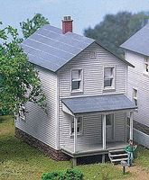 Railroad Street Company House Kit (one house) HO Scale Model Railroad Building #111