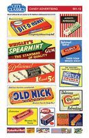 City-Classics Candy Advertising Signs Set #1 HO Scale Model Railroad Sign #50112