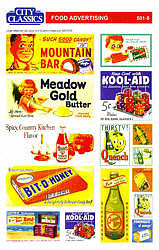 #501-05 City Classics-HO Scale Food Advertising Signs 