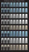 City-Classics Small Curtains For Windows HO Scale Model Railroad Buidling Accessory #707