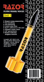 Custom Razor Model Rocket Kit Skill Level 1 #10017