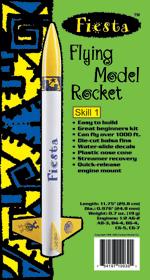 Custom Fiesta Model Rocket Kit Skill Level 1 #10030