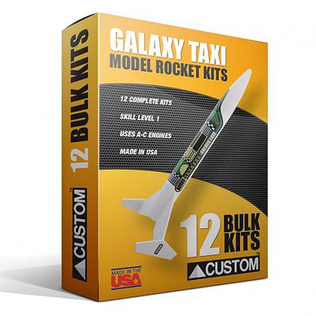 Custom Galaxy Taxi Model Rocket Kit Educator Pack Skill Level 1 #70016