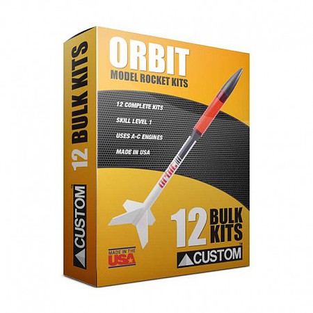 Custom Orbit Model Rocket Kit Educator Pack Skill Level 1 #70028