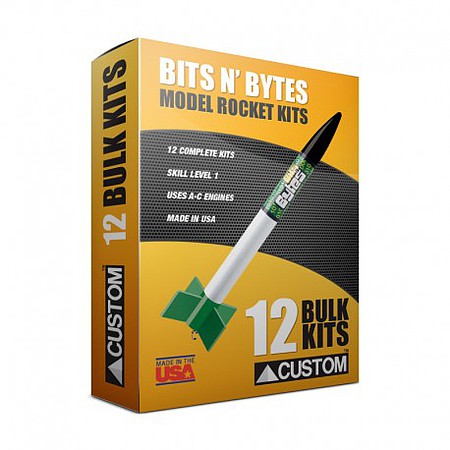 Custom Bits N Bytes Model Rocket Kit Educator Pack Skill Level 1 #70029