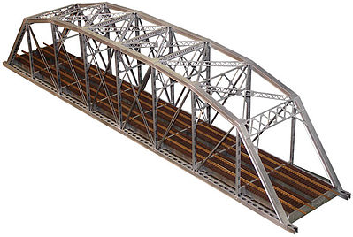 Central-Valley Double Track Heavy Duty Laced-Truss Bridge Kit HO Scale Model Railroad Bridge #1900