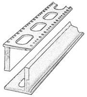 Central-Valley Bridge Box Girder Sections Kit (Plastic) Standard 24'' Punchplate 5 Sprues, 178'' 452.1cm Total & 58'' 147.3cm Seco HO-Scale (5)