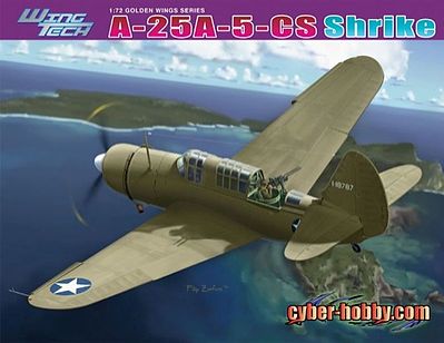 Cyber A-25A-5-CS Shrike Plastic Model Airplane Kit 1/72 Scale #5115