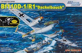 Cyber Messerschmitt BF-110D-1/R1 Dackelbauch Plastic Model Airplane Kit 1/48 Scale #5556
