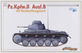 Cyber Pz.Kpfw.II Ausf.B with Beobachtungsturm Plastic Model Tank Kit 1/35 Scale #6295 Cyber Pz.Kpfw.II Ausf.B with Beobachtungsturm Plastic Model Tank Kit 1/35 Scale #6295