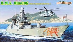 Cyber HMS Dragon Type 45 Destroyer Batch 2 Plastic Model Destroyer Kit 1/700 Scale #7109 Cyber HMS Dragon Type 45 Destroyer Batch 2 Plastic Model Destroyer Kit 1/700 Scale #7109