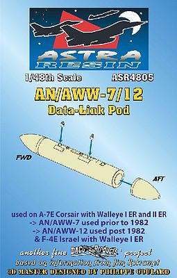 Daco AN/AWW7/12 Data-Link Pod (Resin Armament) Plastic Model Weapon Kit 1/48 Scale #4805