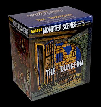 Dencomm Monster Scenes- The Dungeon Plastic Model Fantasy Figure 1/13 Scale #640
