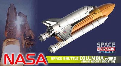 DGW Space Shuttle Columbia with SRB Diecast Model Airplane 1/400 Scale #56213