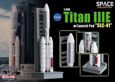 DGW TITAN IIIE with Launch Pad SLC-41 Diecast Model Spacecraft 1/400 scale #56342