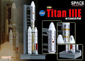 DGW Titan IIIE with Launch Pad Diecast Model Spacecraft 1/400 scale #56343 DGW Titan IIIE with Launch Pad Diecast Model Spacecraft 1/400 scale #56343