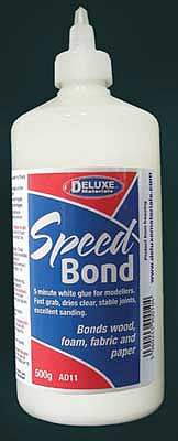 Deluxe-Materials Speedbond Woodworking adhesive (17.6oz 500g) Hobby and Model Wood Glue #ad11