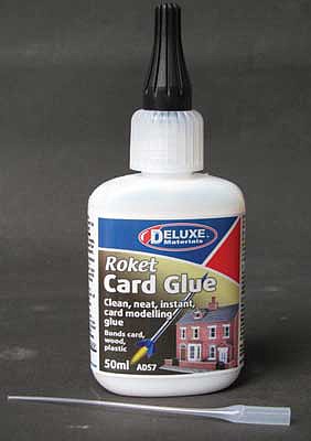 Deluxe-Materials Roket Card Glue 50ml Hobby and Plastic Model Building Glue #ad57
