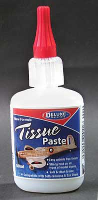Deluxe-Materials Tissue Paste 50ml Bottle Hobby and Plastic Model Airplane Glue #ad60