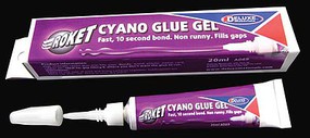 Deluxe-Materials Roket Cyano Gel 20ml Hobby and Plastic Model CA Super Glue #ad69
