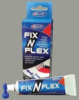 Deluxe-Materials Fix & Flex Gap Filling Flexible Adhesive (1.35 oz) Hobby and Plastic Model CA Super Glue #ad78