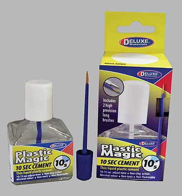 Deluxe-Materials Plastic Magic (10-15 Sec Set) 40ml Bottle Hobby and Plastic Model Cement #ad83