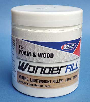 Deluxe-Materials Wonderfill Foam & Wood Filler (8.1oz 240ml) Hobby and Craft Wood Filler #bd48