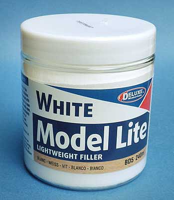 Deluxe-Materials Model Lite Wood Filler White (8.1oz 240ml) Hobby and Craft Wood Filler #bd5