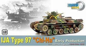 Imperial Japanese Army TYPE 97 Chi-Ha Diecast Model Tank 1/72 Scale #60432