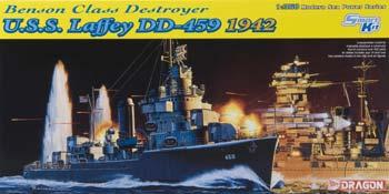 DML USS Laffey DDG459 Benson Class Destroyer 1942 Plastic Model Military Ship Kit 1/350 #1026