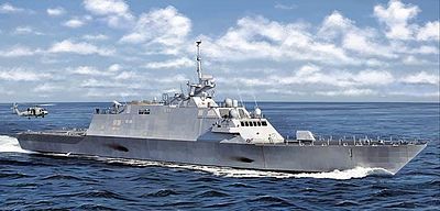 DML USS Freedom LCS1 Littoral Combat Ship Plastic Model Military Ship Kit 1/350 Scale #1057