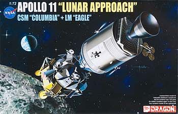 DML Apollo 11 Lunar Approach Space Program Plastic Model Kit 1/72 Scale #11001