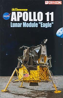 DML Apollo 11 Lunar Module Eagle Space Program Plastic Model Kit 1/48 Scale #11008