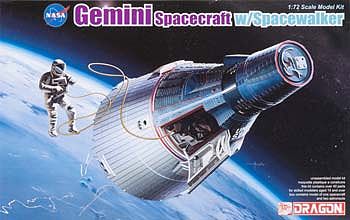 DML Gemini Spacecraft w/Spacewalker Space Program Plastic Model Kit 1/72 Scale #11013