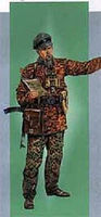 Sturmbannfuhrer (Ardennes 1944) Plastic Model Military Figure 1/16 Scale #1602