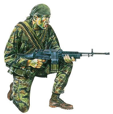 DML US Navy Seal Vietnam War Plastic Model Military Figure 1/16 Scale #1607