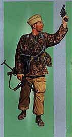 DML Signaler Hermann Goering Division Tunisia 1943 Plastic Model Military Figure 1/16 #1608