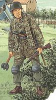 Fallschirmjager Batt 500 Plastic Model Military Figure Kit 1/16 Scale #1628