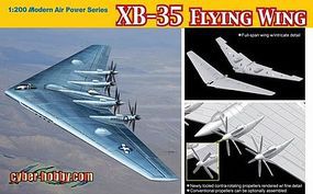 DML XB35 Flying Wing USAF Experimental Heavy Bomber Plastic Model Airplane Kit 1/200 #2017 DML XB35 Flying Wing USAF Experimental Heavy Bomber Plastic Model Airplane Kit 1/200 #2017