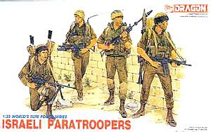 DML Israeli Paratroopers Plastic Model Military Figure 1/35 Scale #3001