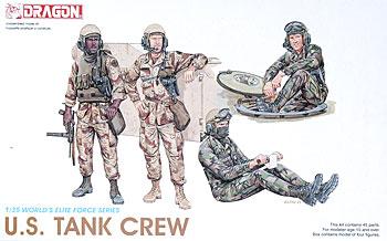 DML US Tank Crew Plastic Model Military Figure Kit 1/35 Scale #3020