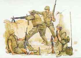 DML US Marines Khe Sanh '68 Plastic Model Military Figure 1/35 Scale #3307 DML US Marines Khe Sanh '68 Plastic Model Military Figure 1/35 Scale #3307