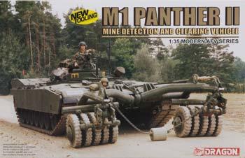 DML M1 Panther II Mine Detection/Clearing Tracked Vehicle Plastic Model Kit 1/35 Scale #3534